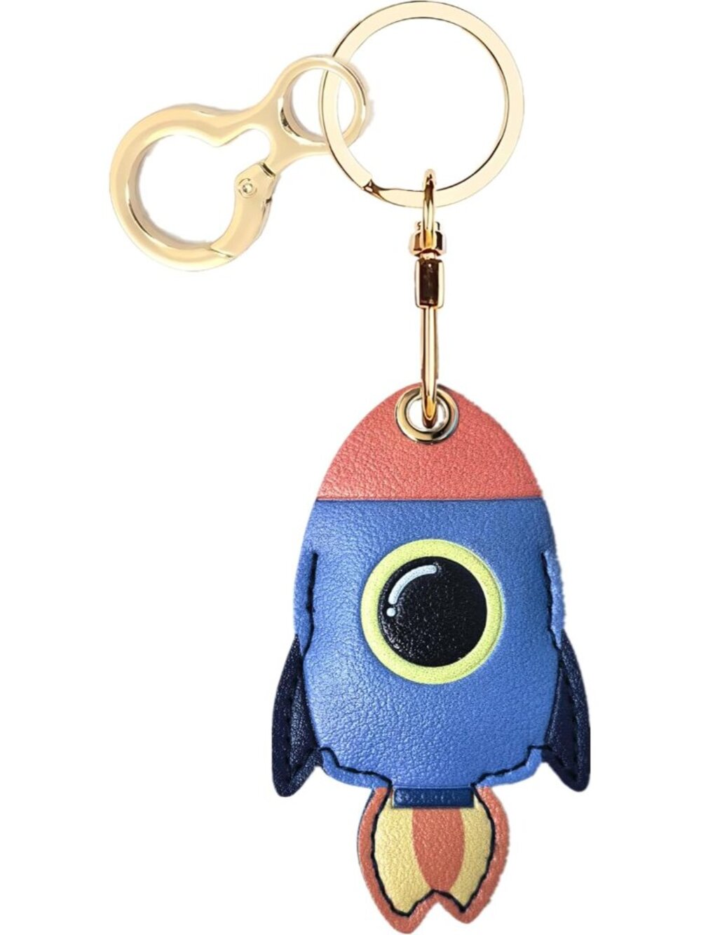 Leather Keychain holder Protective Case Compatible with Apple AirTag